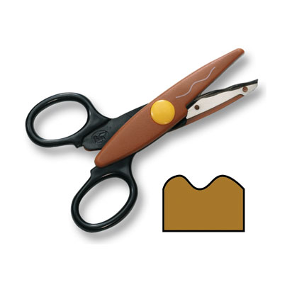 Ножницы фигурные Folia Contour scissors, Flow Cut (large)
