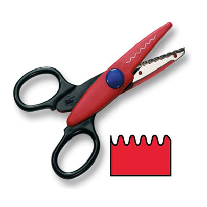 Ножницы фигурные Folia Contour scissors,  Wellenschnitt