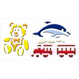 Об'ємний трафарет Deco 3D Stencil, 30 x 15 см, Child collection