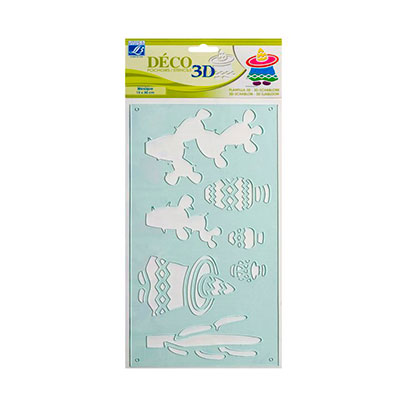 Объемный трафарет Deco 3D Stencil, 30 x 15 см, Mexico