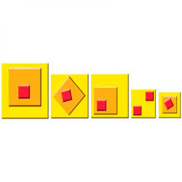 Об'ємний трафарет Deco 3D Stencil, 30 x 15 см, Square pattern