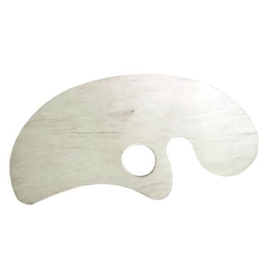 Палитра овальная, двухстороняя 17x32 см