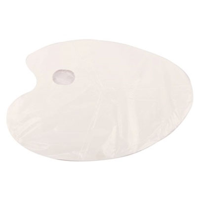 Палитра пластиковая овальная  плоская D.K.Art & Craft, 43х30 см