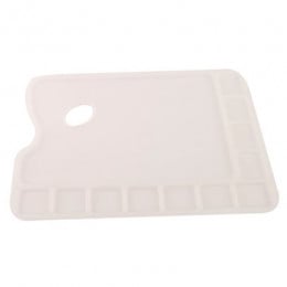 Палітра пластикова прямокутна DKArt & Craft, проф. велика, 34х23,4 см