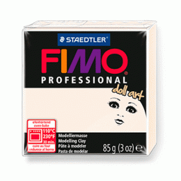 Пластика Fimo professional doll art, Порцелянова, 110С, 85г