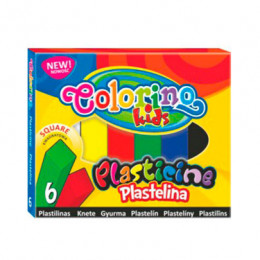 Пластилін Colorino, 6 кольорів