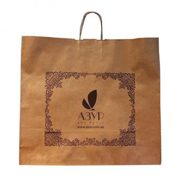 Подарочный крафт-пакет, 50х54 см