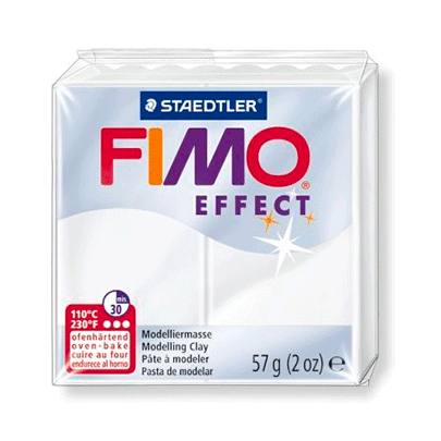 Полимерная глина Fimo Effect 56 гр., № 014 прозрачный