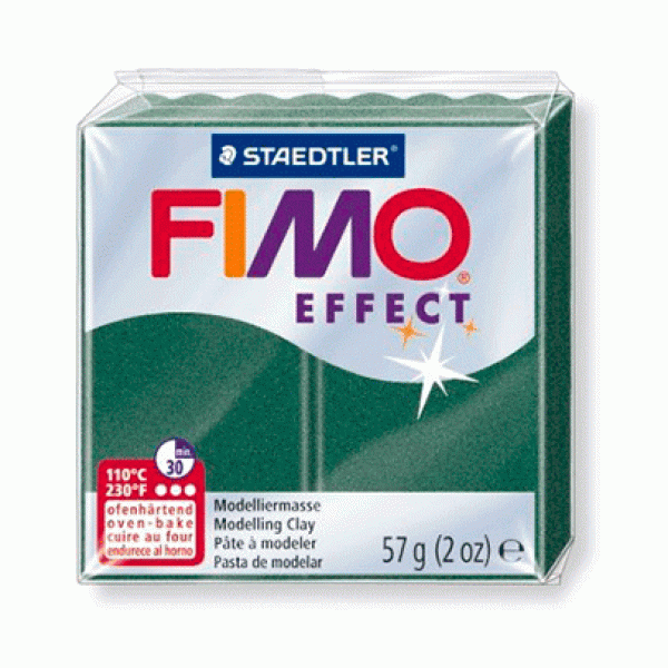 Полімерна глина Fimo Effect 56гр., № 058 Зелений опал