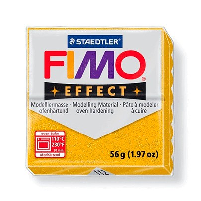 Полимерная глина Fimo Effect 56гр., № 112 золотой блеск