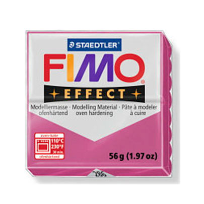 Полимерная глина Fimo Effect 56гр., № 286 рубиновый кварц