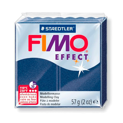 Полимерная глина Fimo Effect 56гр, №38 сапфир