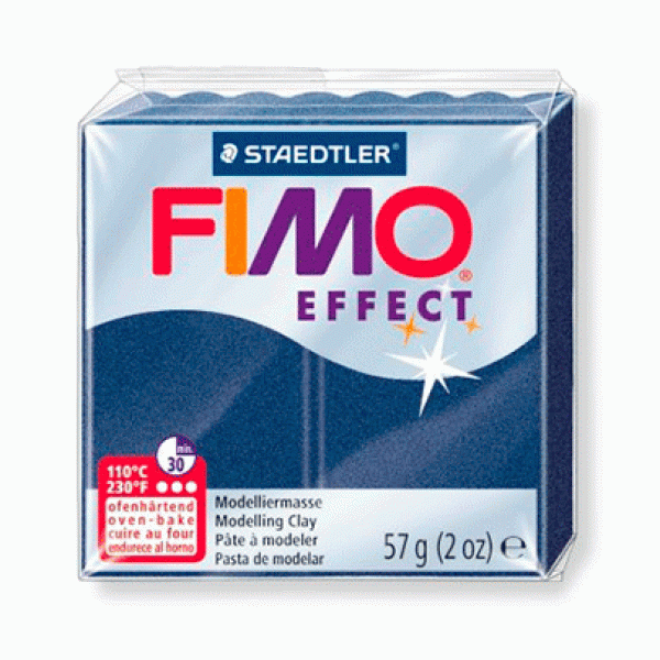 Полімерна глина Fimo Effect 56гр, №38 Сапфір