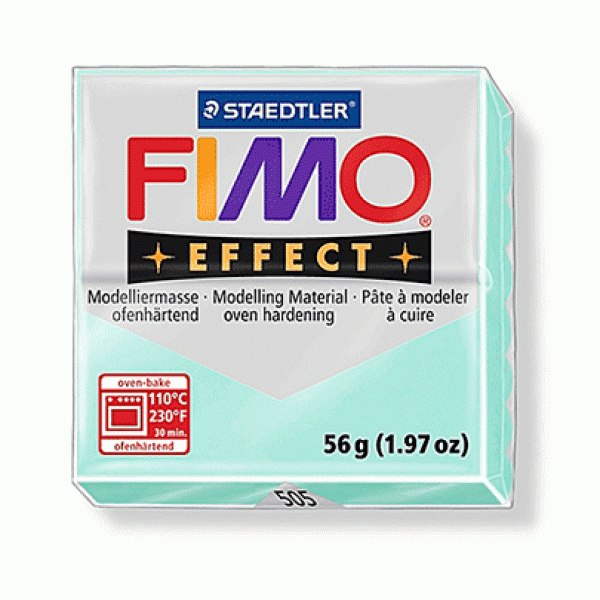 Полімерна глина Fimo Effect 56гр, №505 М'ятна