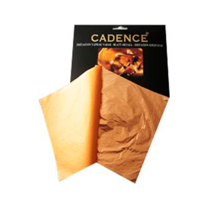 Поталь Cadence Imitation Metall Leaf 14х14, 50 шт, золото