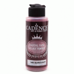 Пудра бархатная (флок) Cadence Velvet Powder, 120 мл, Бургундия