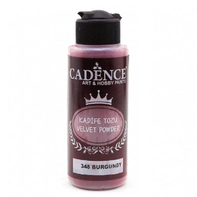 Пудра бархатная (флок) Cadence Velvet Powder, 120 мл, бургундия