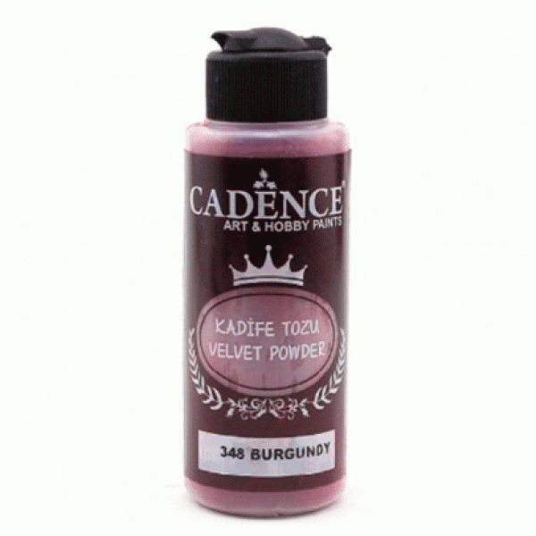 Пудра бархатная (флок) Cadence Velvet Powder, 120 мл, Бургундия
