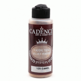 Пудра бархатная (флок) Cadence Velvet Powder, 120 мл, Карамель