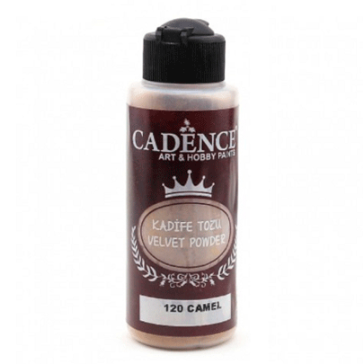 Пудра бархатная (флок) Cadence Velvet Powder, 120 мл, карамель