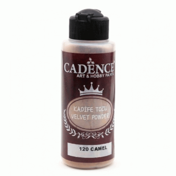 Пудра бархатная (флок) Cadence Velvet Powder, 120 мл, Карамель