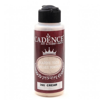 Пудра бархатная (флок) Cadence Velvet Powder, 120 мл, кремовый