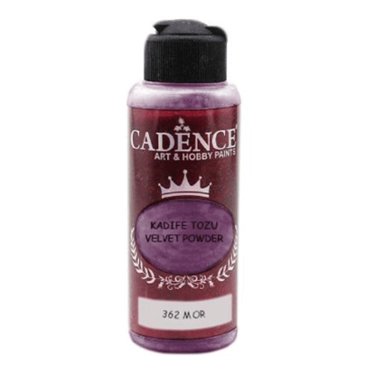 Пудра бархатная (флок) Cadence Velvet Powder, 120 мл, пурпурный