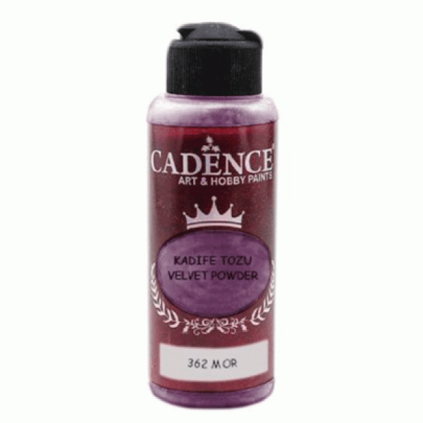 Пудра бархатная (флок) Cadence Velvet Powder, 120 мл, Пурпурный