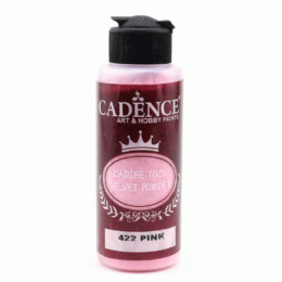 Пудра бархатная (флок) Cadence Velvet Powder, 120 мл, Розовый