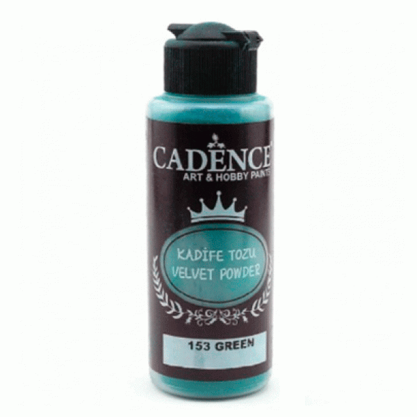 Пудра бархатная (флок) Cadence Velvet Powder, 120 мл, Зеленый