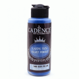 Пудра бархатная (флок) Cadence Velvet Powder, Синий