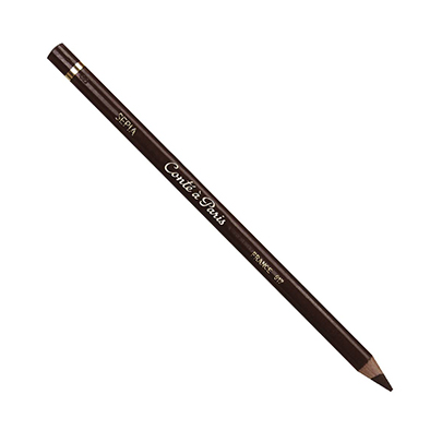 Сепия в карандаше Conte Sepia round pencil