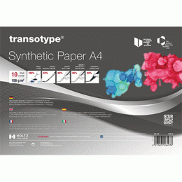 Синтетичний папір Transotype Synthetic Paper А4 21*29,7 см, 150 г/м2, 10 аркушів