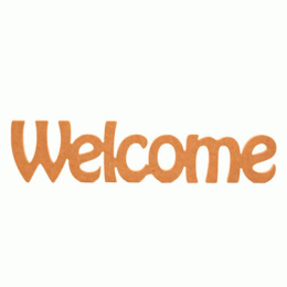 Слово "WELCOME"