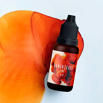 Спиртовые чернила Kamenskaya Ink, 15мл, Апельсиновый