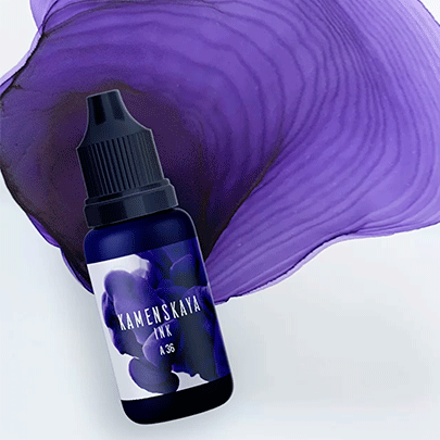 Спиртовые чернила Kamenskaya Ink, 15мл, Фиолетовый