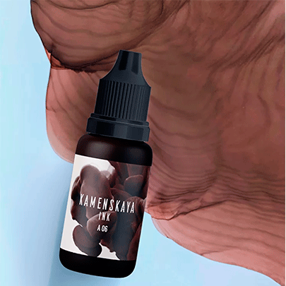 Спиртовые чернила Kamenskaya Ink, 15мл, Каштановый