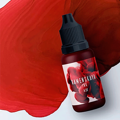 Спиртовые чернила Kamenskaya Ink, 15мл, Красный