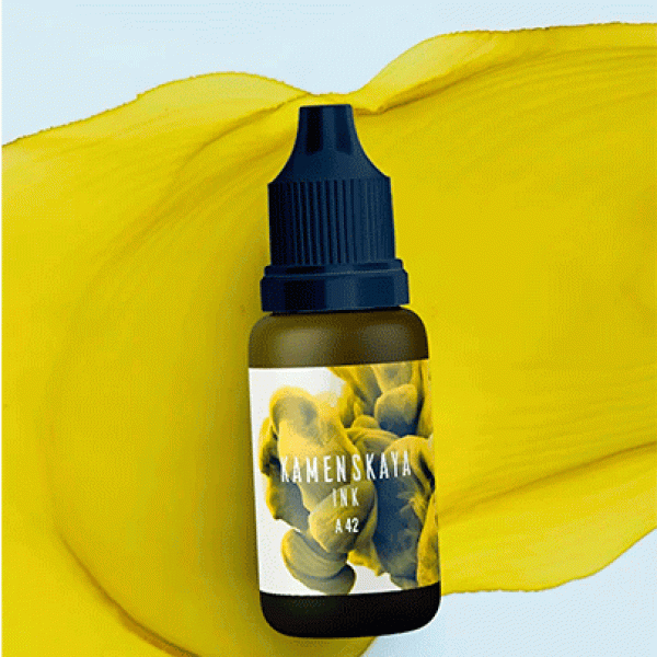 Спиртові чорнила Kamenskaya Ink, 15мл, Лимонні Жовті