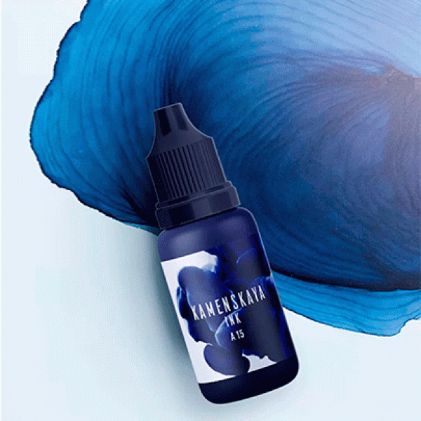 Спиртові чорнила Kamenskaya Ink, 15мл, Темно-сині