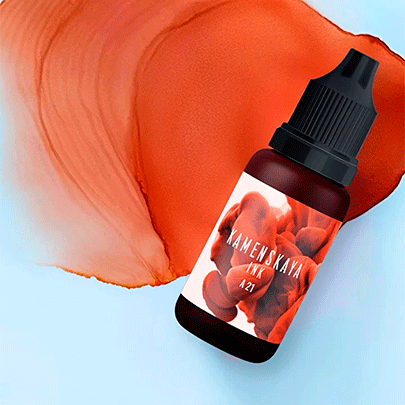 Спиртовые чернила Kamenskaya Ink, 15мл, Терракотовый