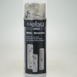 Фарба спрей для створення ефекту мармурової поверхні, чорний, 150 мл, Cadence Marble Spray