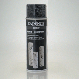Фарба спрей для створення ефекту мармурової поверхні, срібло, 150 мл, Cadence Marble Spray