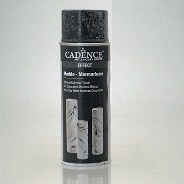 Фарба спрей для створення ефекту мармурової поверхні, срібло, 150 мл, Cadence Marble Spray