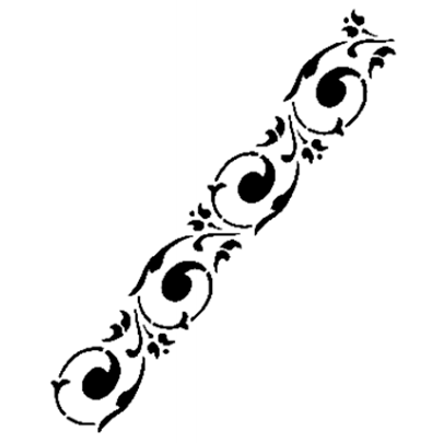 Трафарет бордюрный Cadence, KI-120