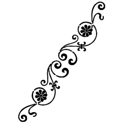 Трафарет бордюрный Cadence, KI-163