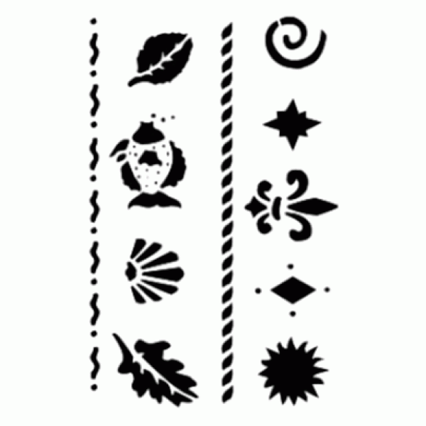 Трафарет Cadence, DI Stensil, 15 х 20 см, DI-47