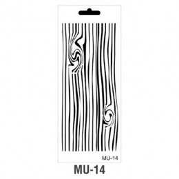 Трафарет Cadence MU Mix Media Stensil, 15х25 см, MU-14