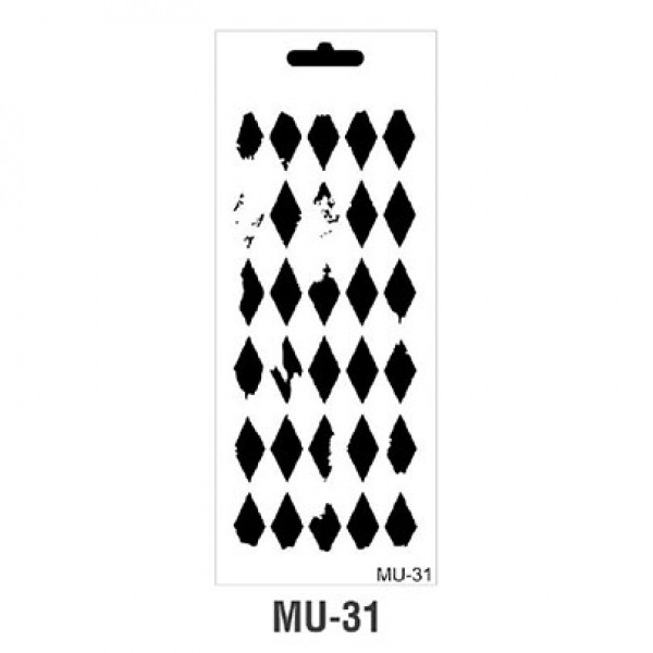 Трафарет Cadence MU Mix Media Stensil, 15х25 см, MU-31