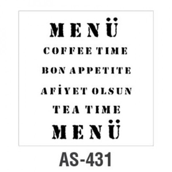 Трафарет Cadence Stencil A4, AS-431